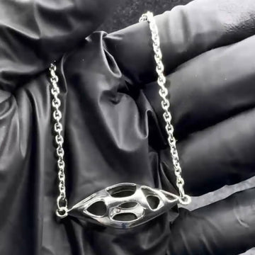 Bold Filigree Sterling Silver Necklace TNC424P